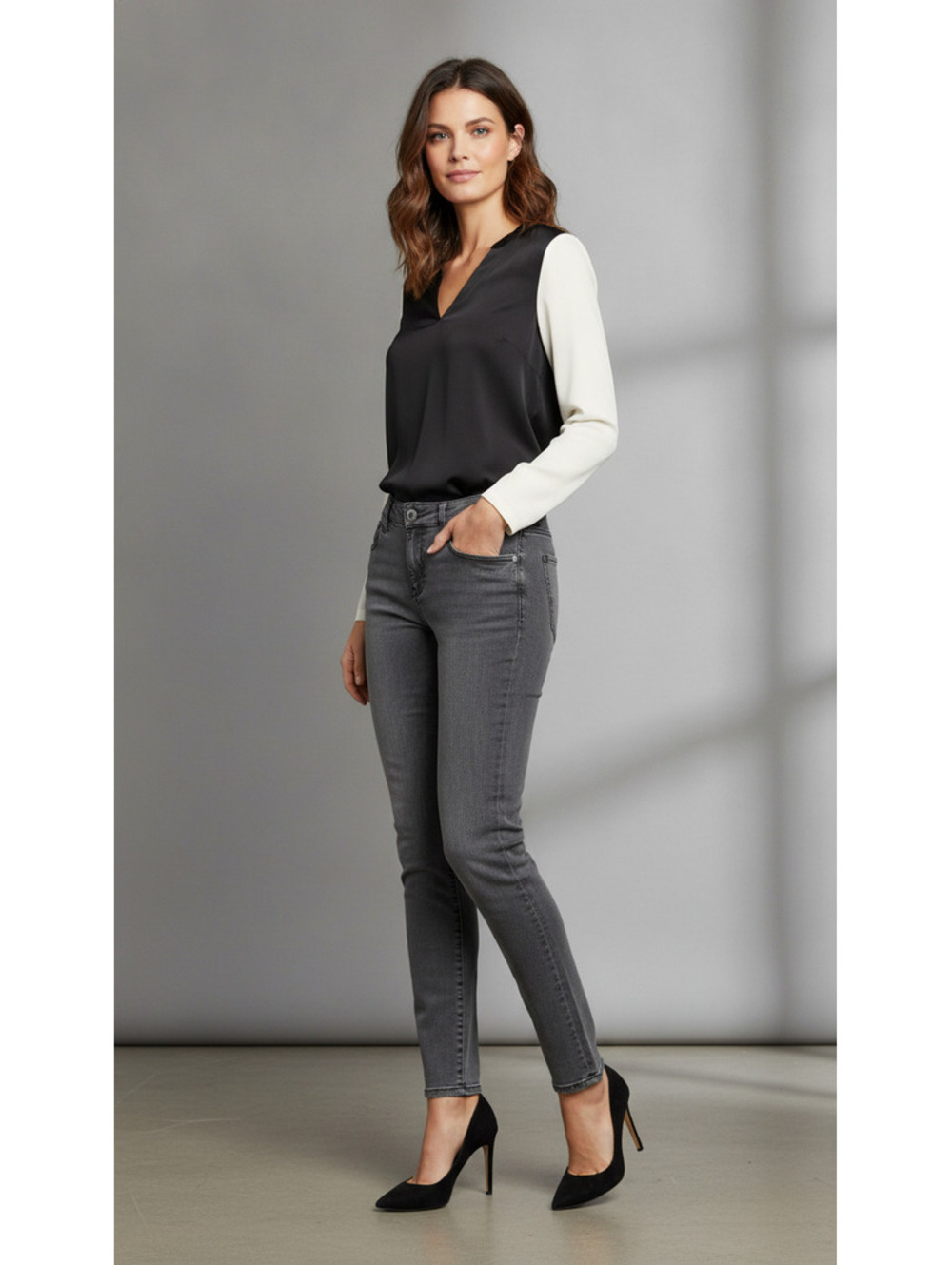 Kut from the Kloth Gray Skinny Jeans